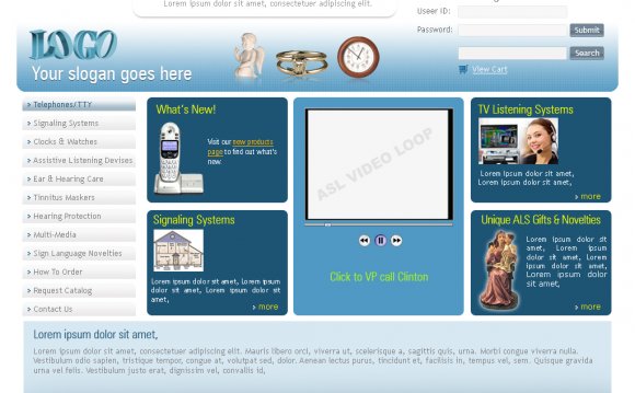 Gifts Website Design – Free