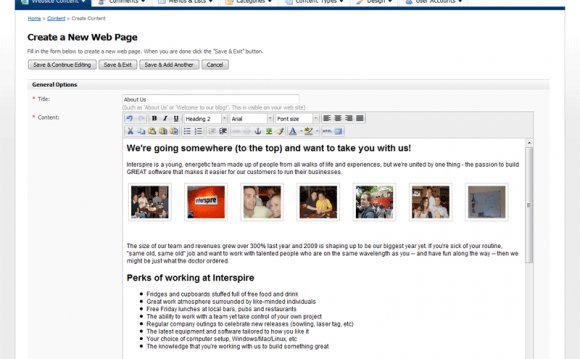 Creating a Web Page