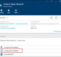 Configure web app