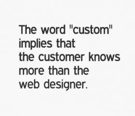 Custom Web Design is Dead