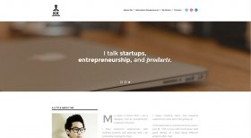 Unique website layouts: Kevin Kim