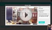 create own business or personal video from home using animoto