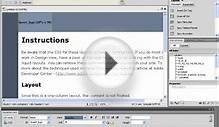 Dreamweaver CS5 Tutorial Designing a Web Page Using CSS