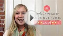 Top 3 Web Design Trends for 2016 - website designing tips