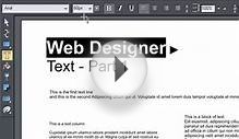 Tutorial: MAGIX Xara Web Designer 6 - Text tool (EN)